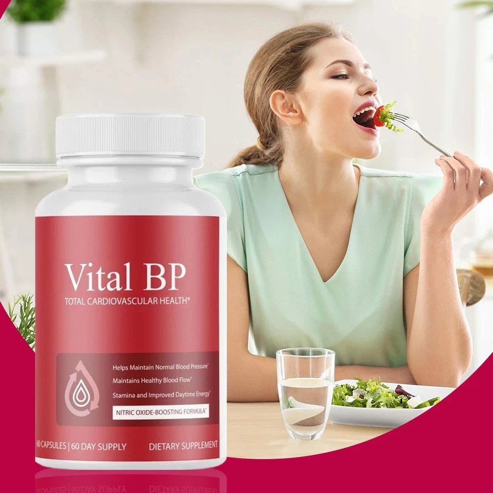 (1 Pack) Vital BP Advanced Blood Support Vitamin Formula VitalBP 60 Capsules