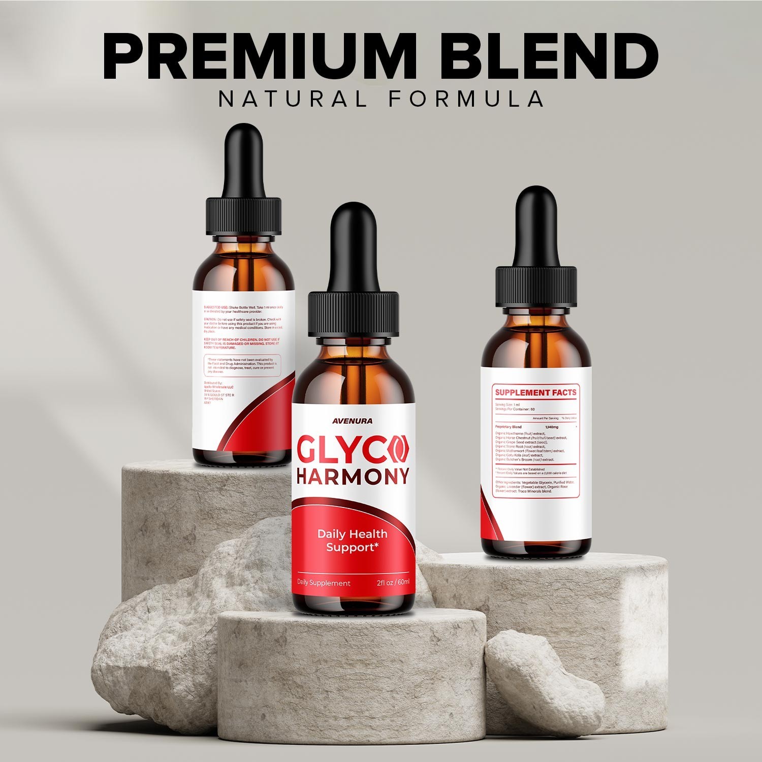 (5 Pack) Glyco Harmony Liquid Drops – GlycoHarmony Drops Extra Strength