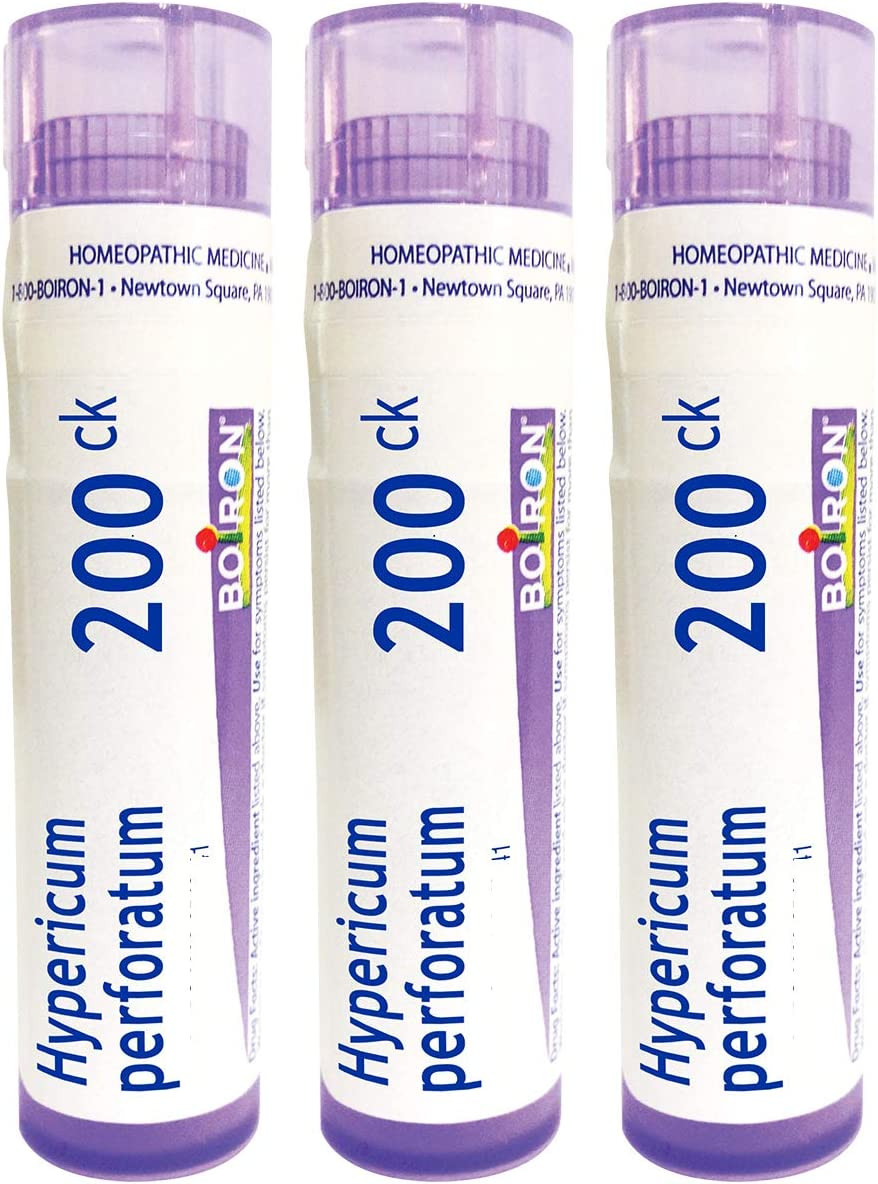 Boiron Hypericum Perforatum, 80 Pellets, Homeopathic Medicine for Nerve Pain