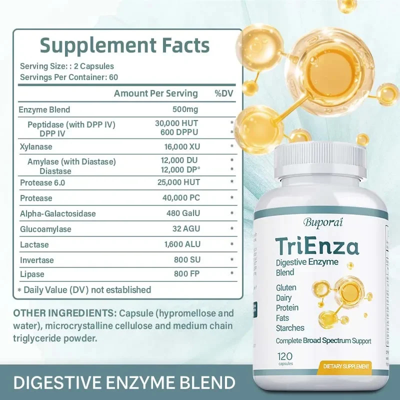 TriEnza 120pcs – Balances Intestinal Flora, Maintain Gut and Digestive Health