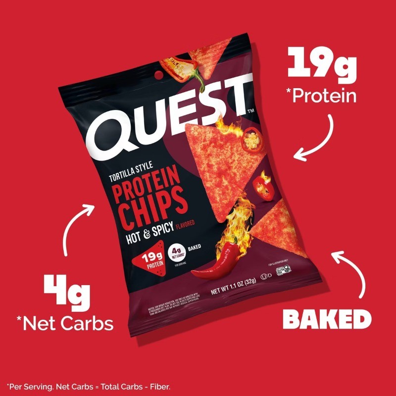 Hot & Spicy Tortilla Chips – 1.1oz/8ct