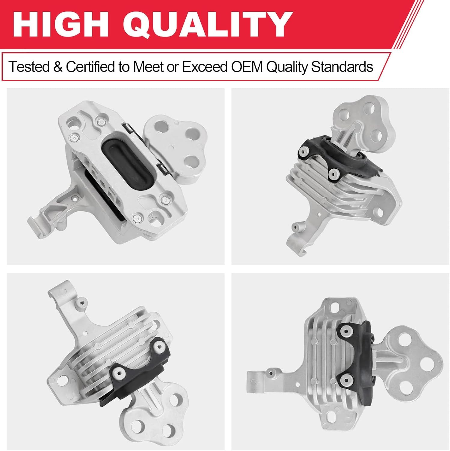 Engine Motor and Transmission Mount Bracket Kit Fits for 2015-2017 Chrysler
