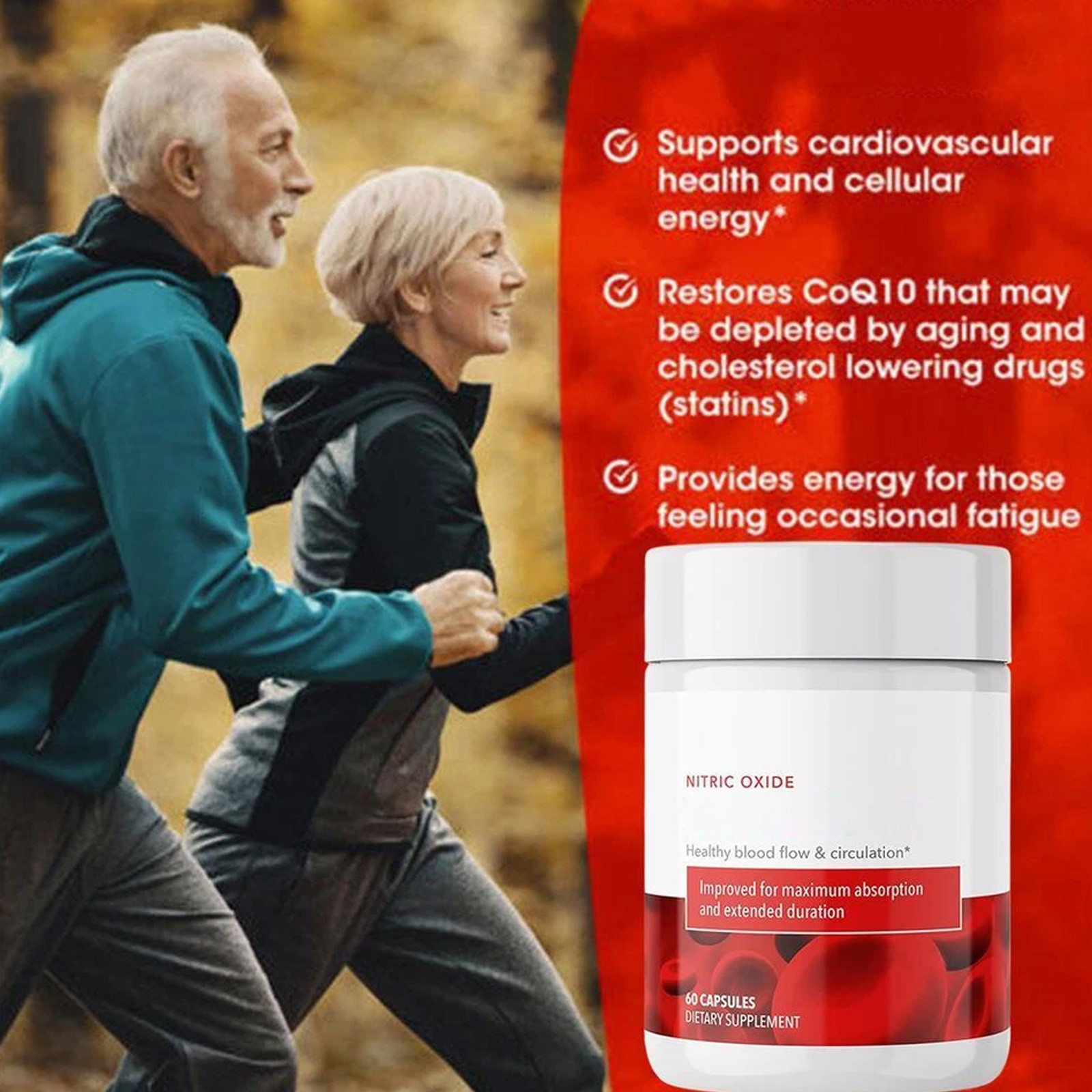 Bloodflow-7 Blood Circulation Supplement | Nitric Oxide with Nitros NEW