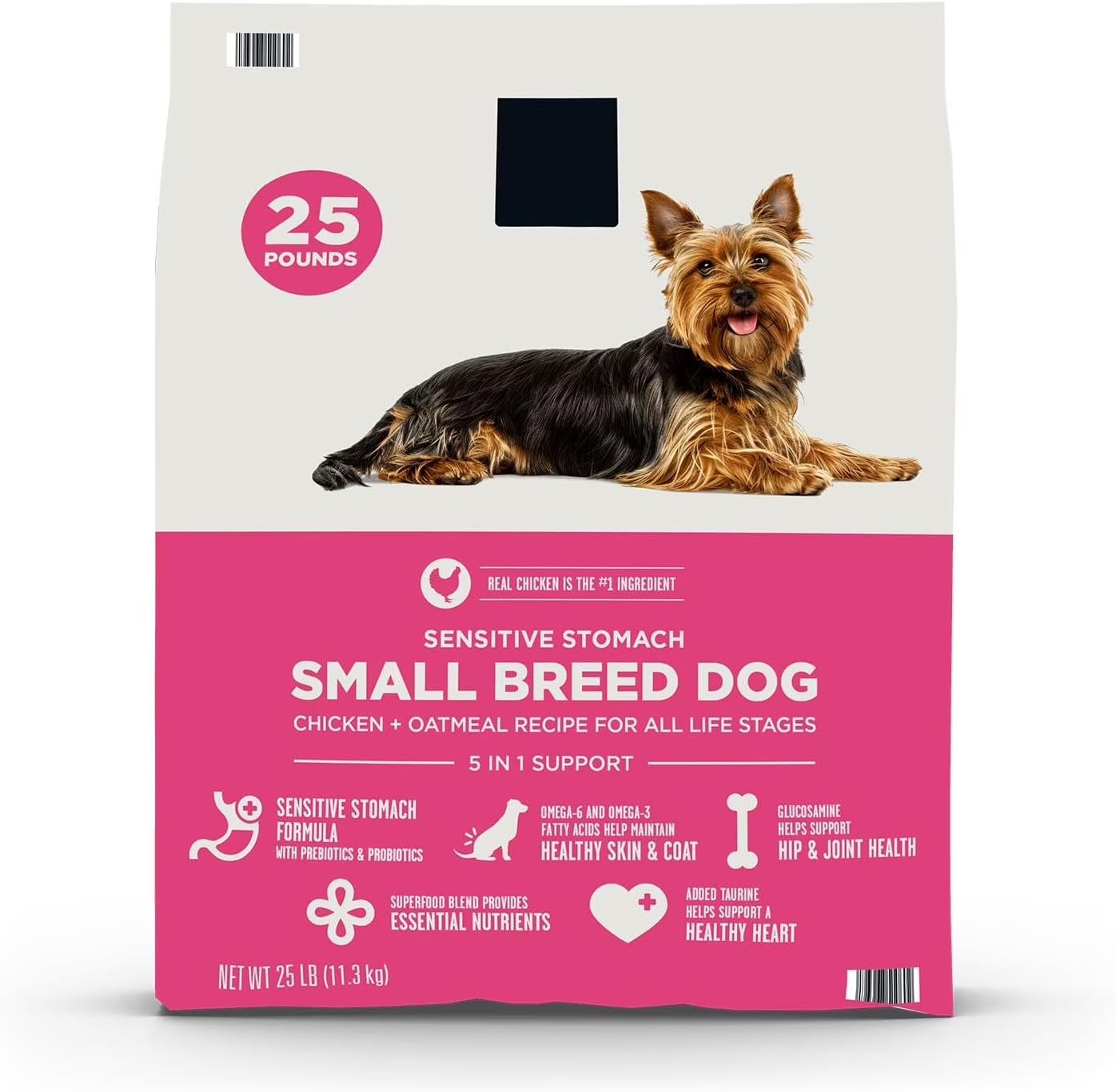 Member Marks Sensitive Stomach Small Breed Dry Dog Food,25 lbs Bag-Chicken & Oat