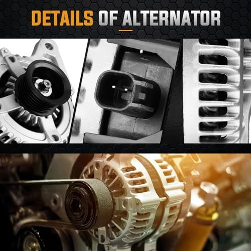 New Alternator for 2008 2009 2010 Chrysler Town & Country Van 3.3 3.8L, 2008