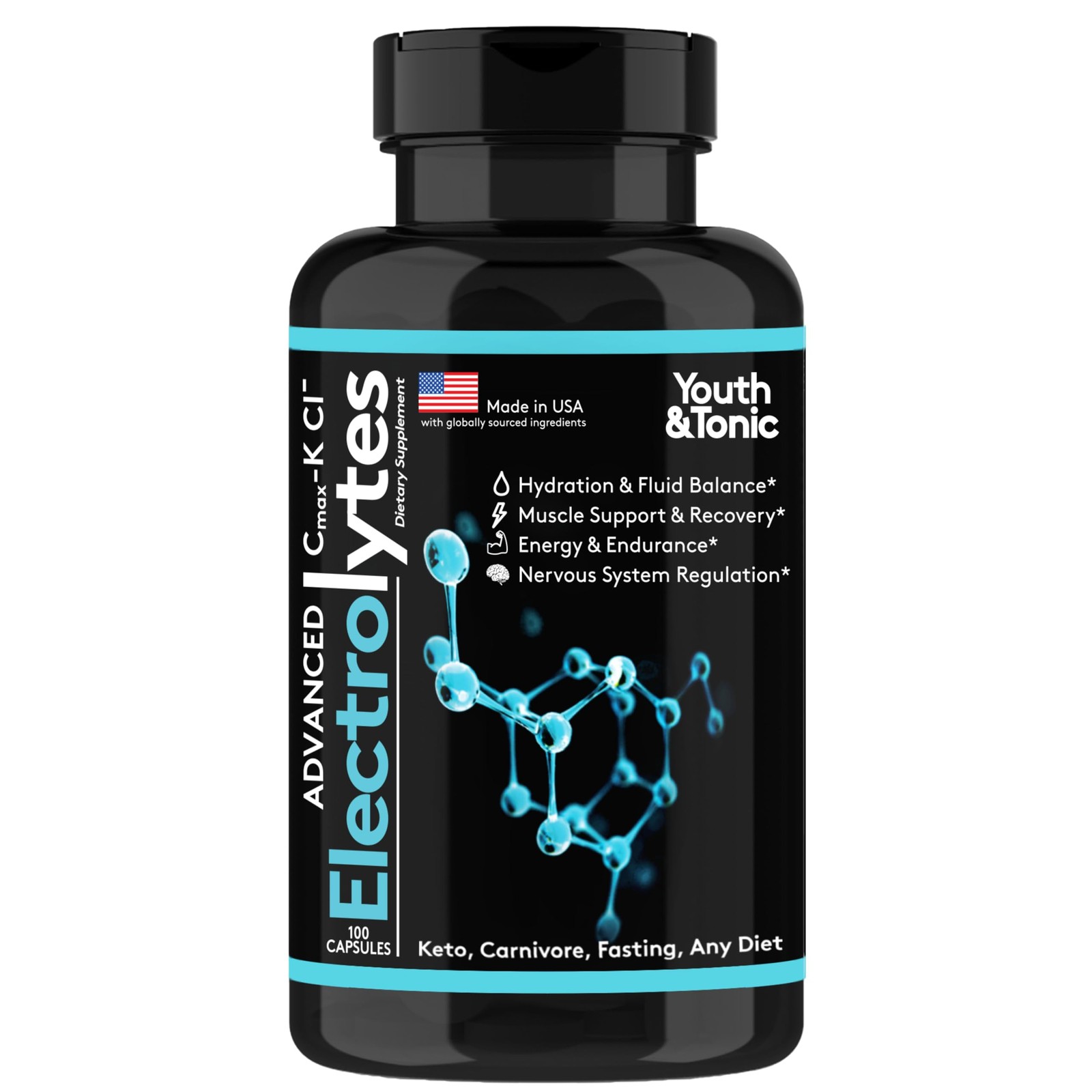 Complete Electrolyte Supplement Pills High Absorption | 100 Count (Pack of 1)