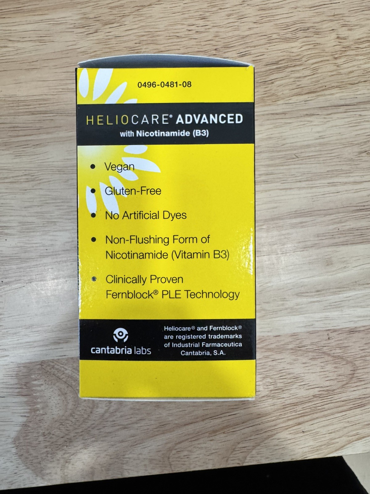 2x NEW Heliocare Advanced Niacin B3 for Healthy Skin 120ct Fernblock-PLE 07/2026