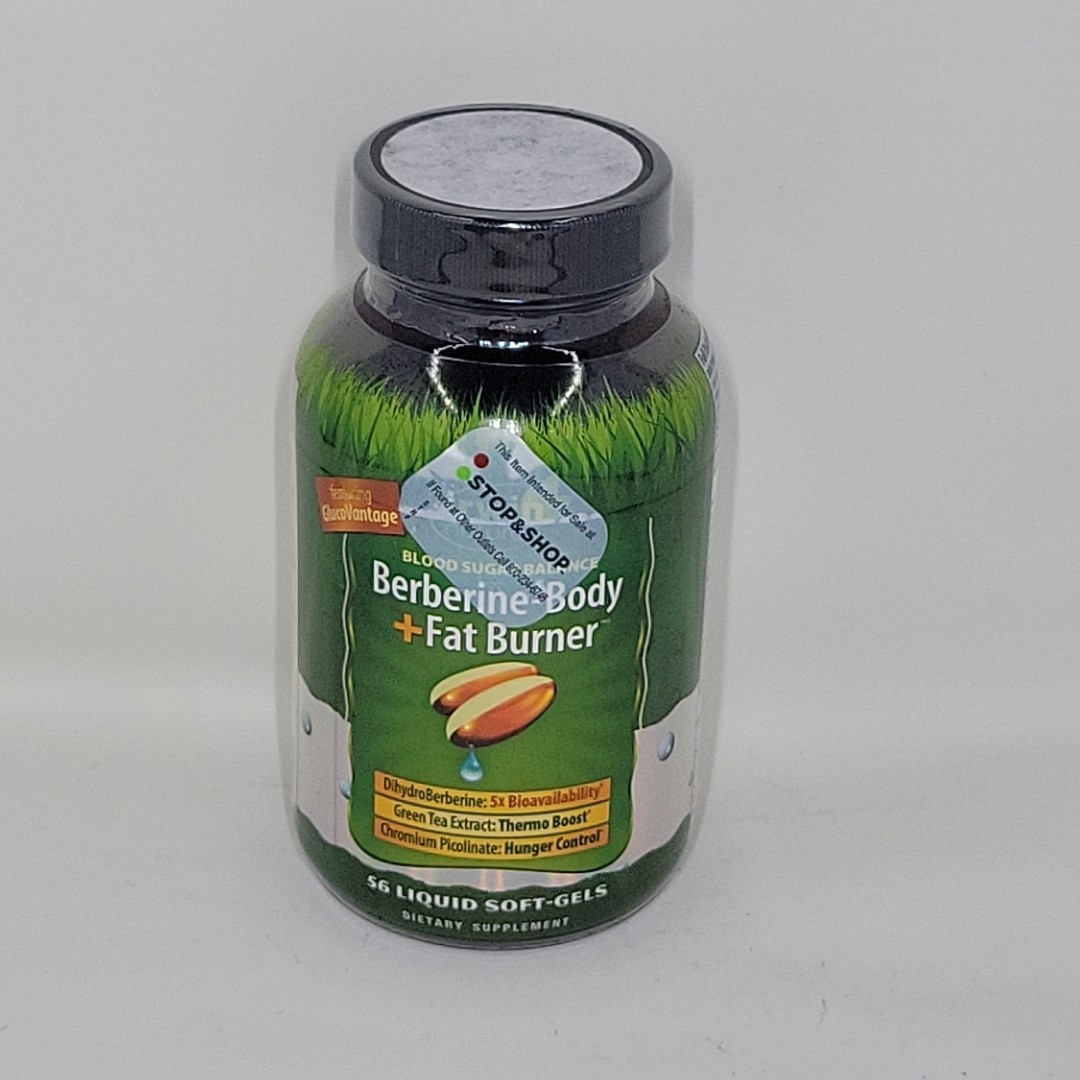 Irwin Naturals Balance Berberine-Body+Fat Burner 56 LIQUID SOFTGEL Exp: Jan 2027