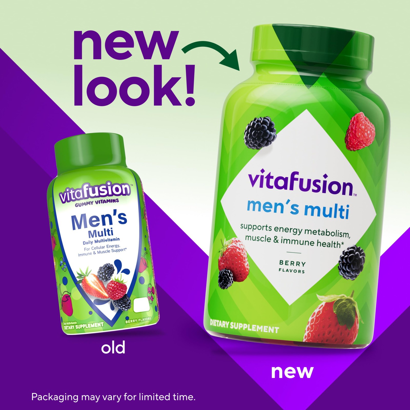 vitafusion Adult Gummy Vitamin Supplement for Men, 120 Count (Pack of 1)