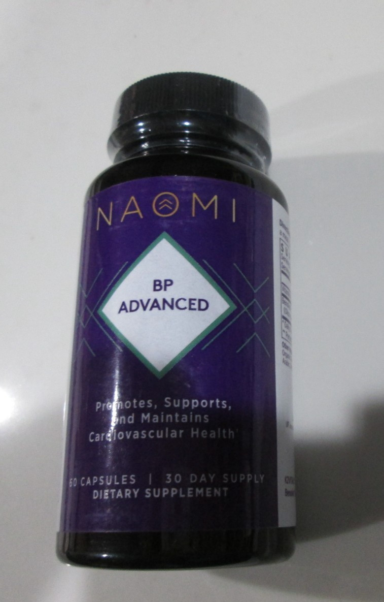 New Unopend NAOMI Whittel BP ADVANCED 60 Caps Dietary Supplement