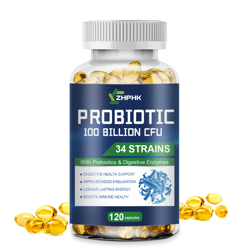 Bioma Probiotics for Digestive Health | 3-in-1 Gut Health Formula | 120 Capsules