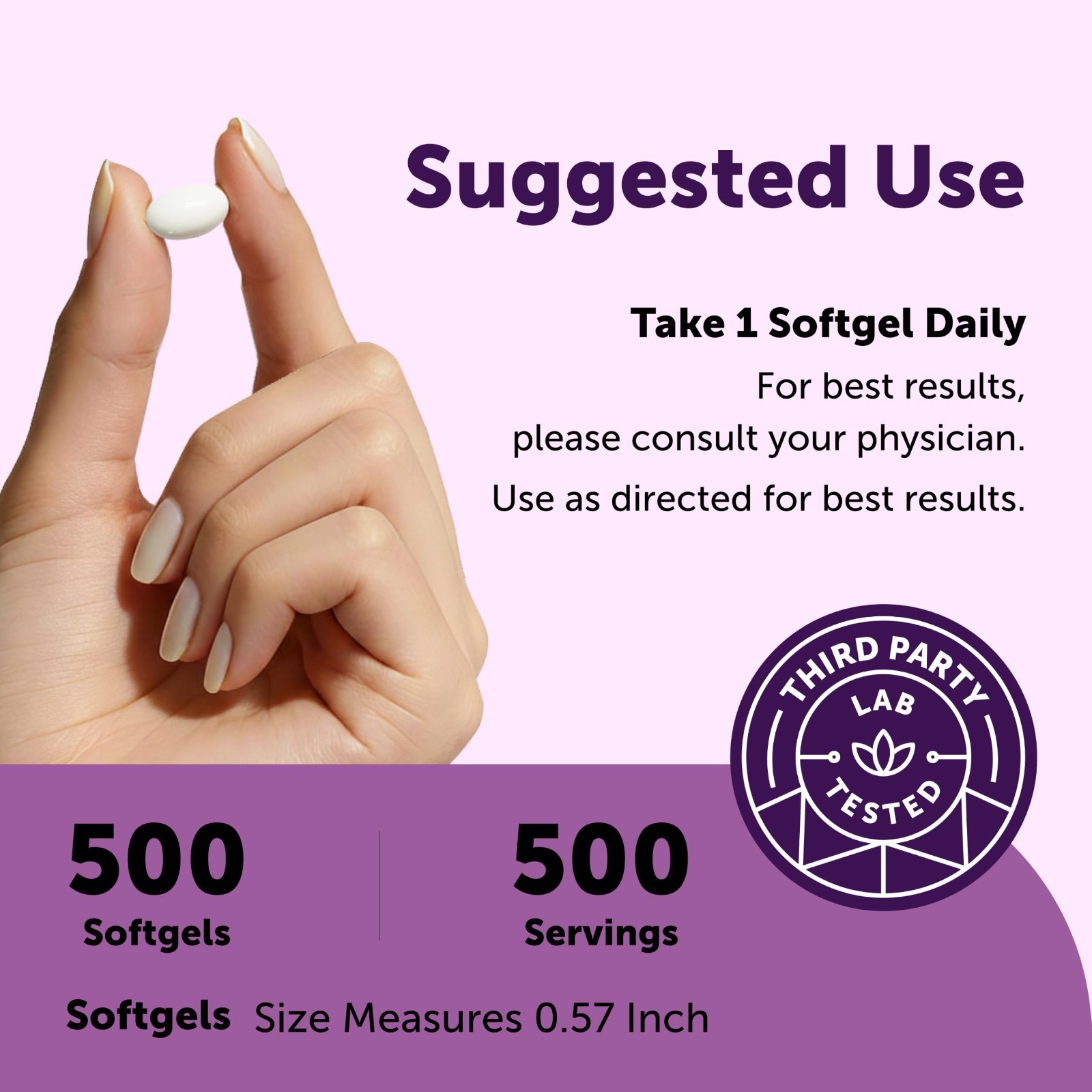 Selenium Supplements 200mcg – 500 Softgels, Non-GMO, Gluten Free, L-Selenomethio