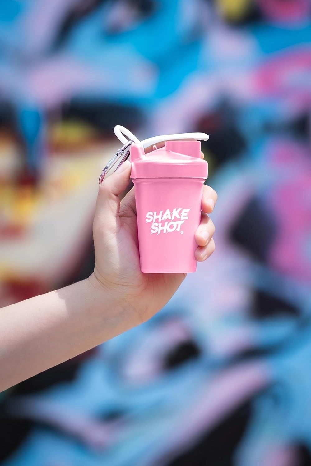 Leak-Proof Mini Shaker Bottle in Pink – Ideal for Creatine & Small Scoop Powders