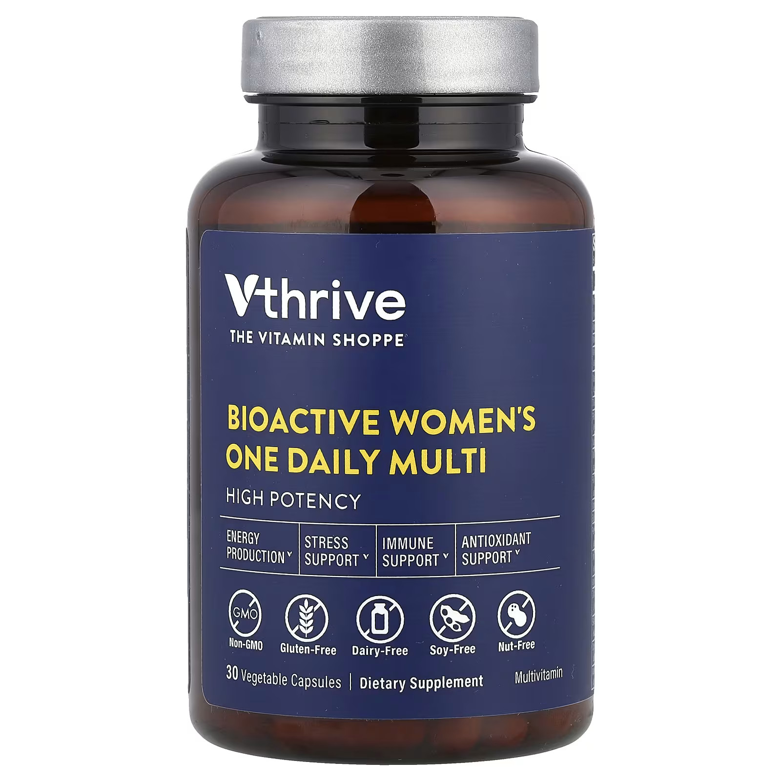 2 X Vthrive, Bioactive Women’s One Daily Multi, 30 Vegetable Capsules-worldwide