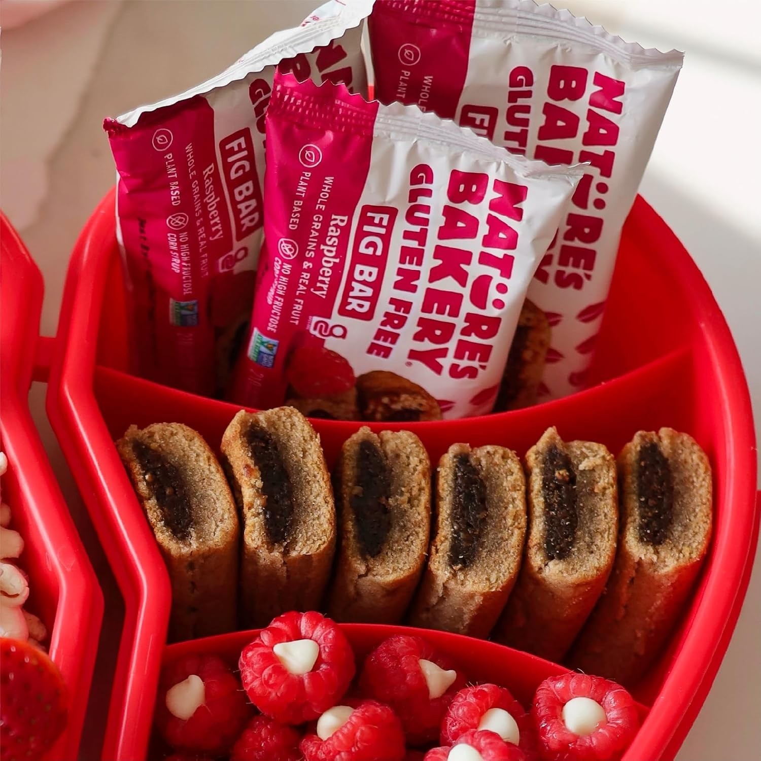 Nature’s Bakery Gluten Free Raspberry Fig Bars – 6 Twin Packs for Anytime