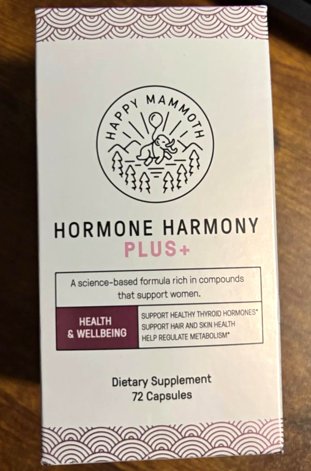 Happy Mammoth Hormone Harmony Plus+ 72 Capsules Women’s Health No Gluten/Soy