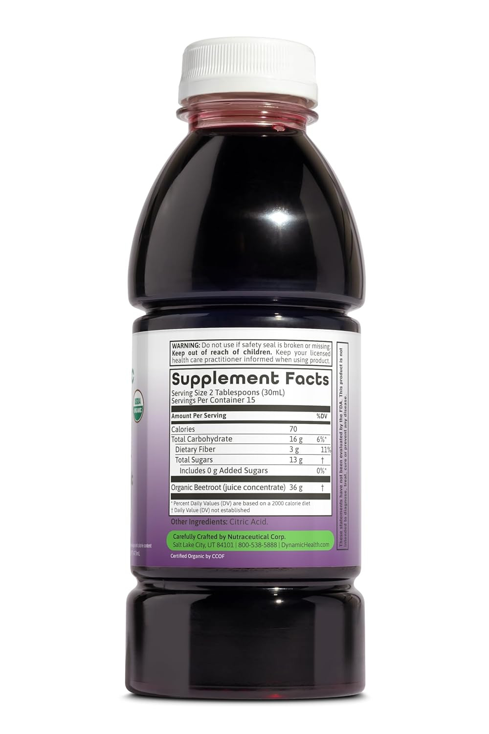 Certified Organic Beetroot Juice Concentrate, No Added Sugar, Artificial Colors,
