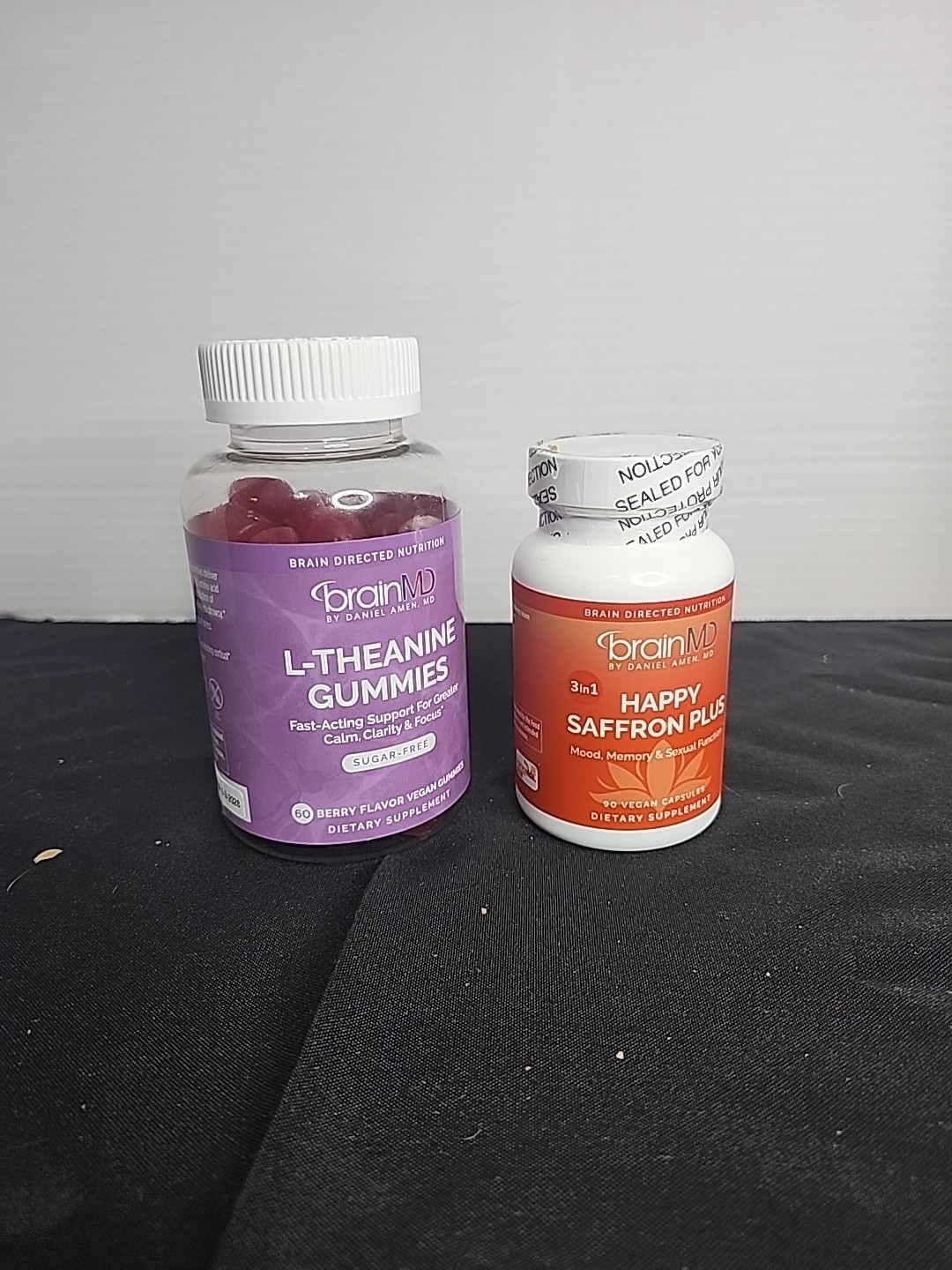 Brain MD Saffron And L-theanine Gummies Duo Pack Supplement