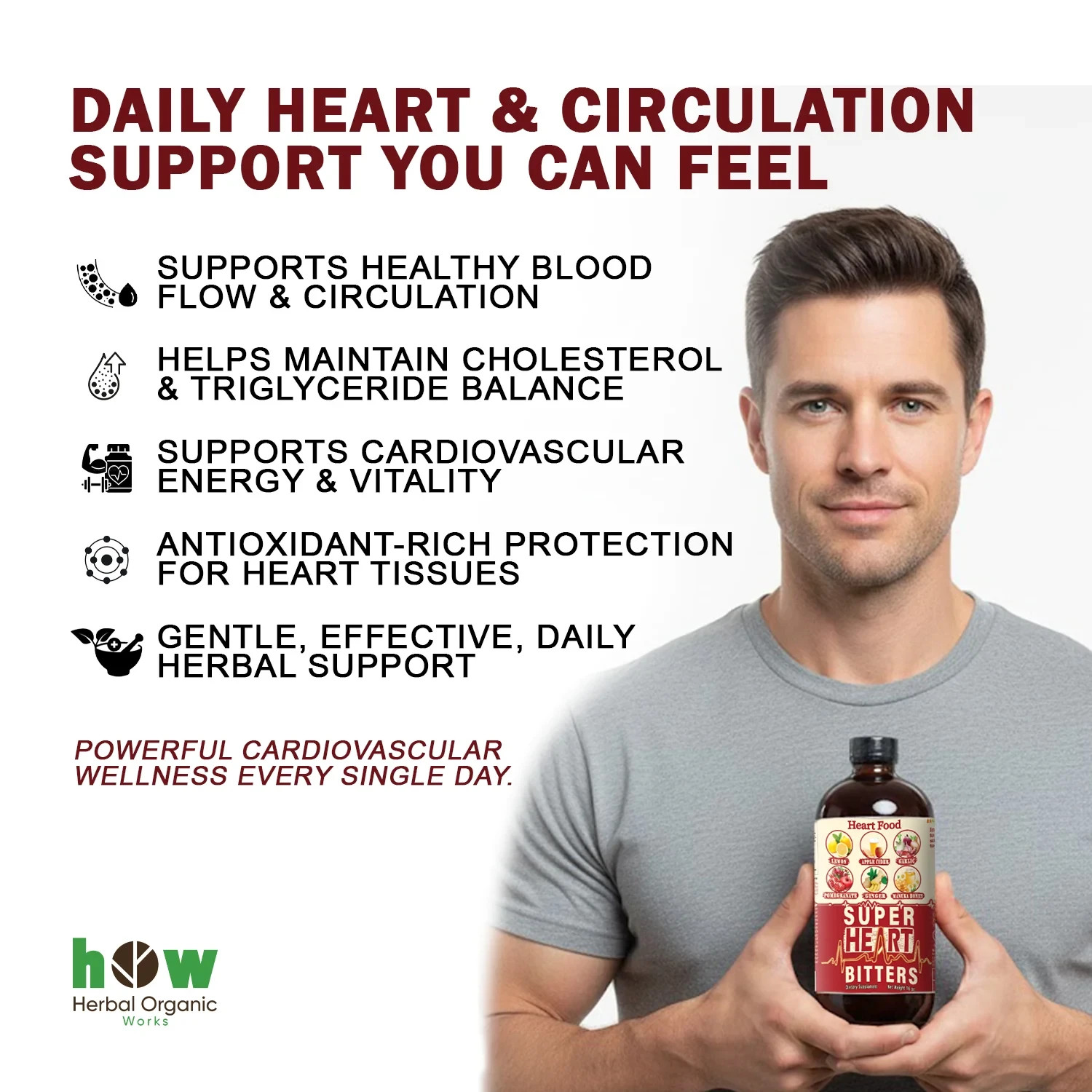 Super Heart Bitter | Cardiovascular Health & Cholesterol Support | Natural Remed