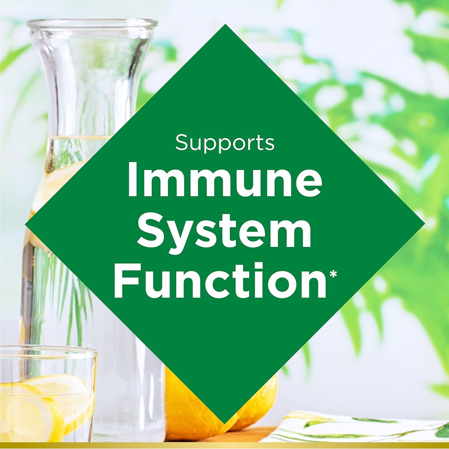 Nature’s Bounty Zink Supports Immune Health 50mg 100 ct Caplets