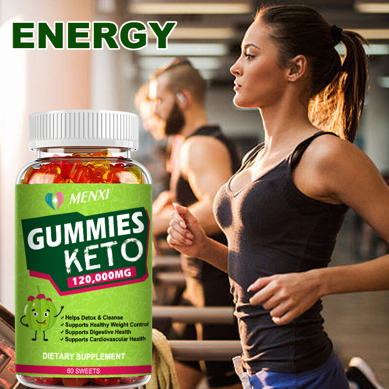 60pcs Keto Gummies Detox Cleanse Weight Loss Control Digestive Health Burn Fat