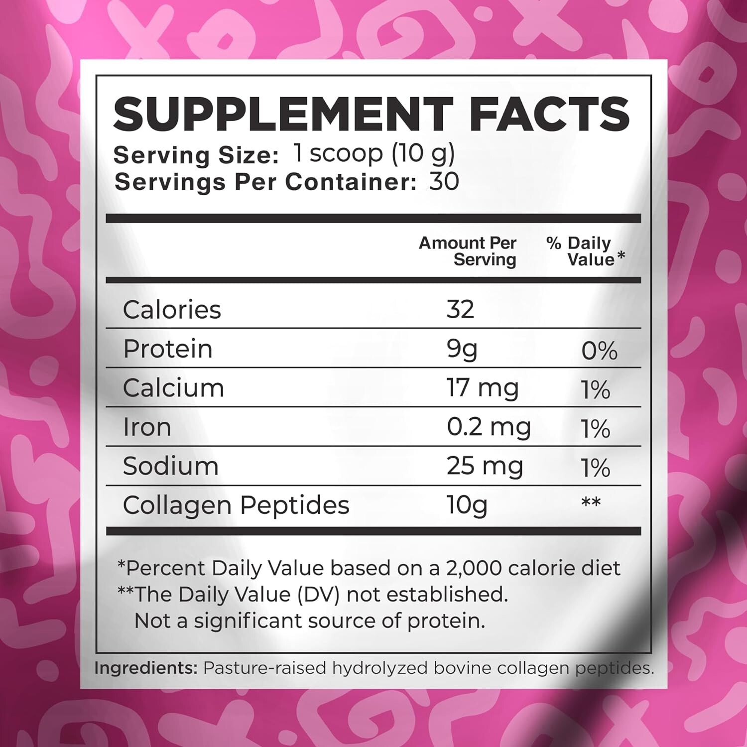 Collagen Peptides Powder for Women Collagen Protein Unflavored Types I&III 10oz