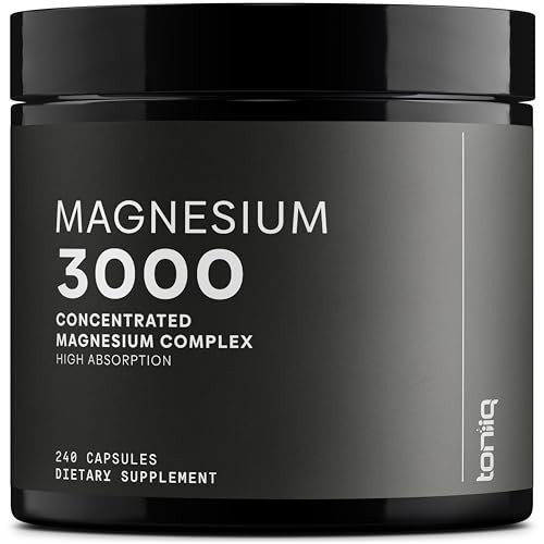Magnesium Glycinate 3000mg 240 Veggie Capsules High Strength