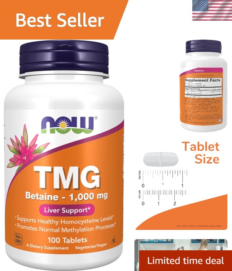 Supplements, TMG Betaine Liver Support 100 Tablets