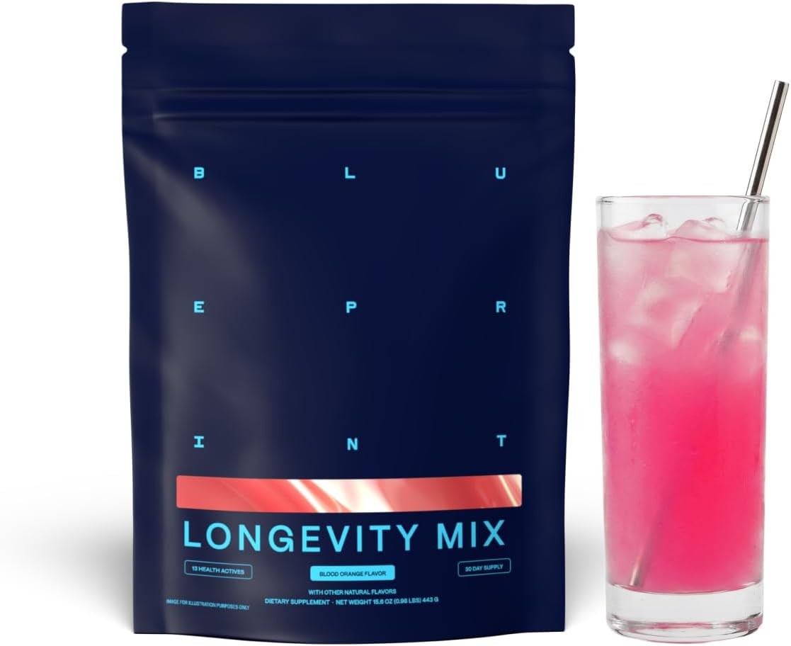 Blueprint Bryan Johnson Longevity Mix Blood Orange 30 Serv