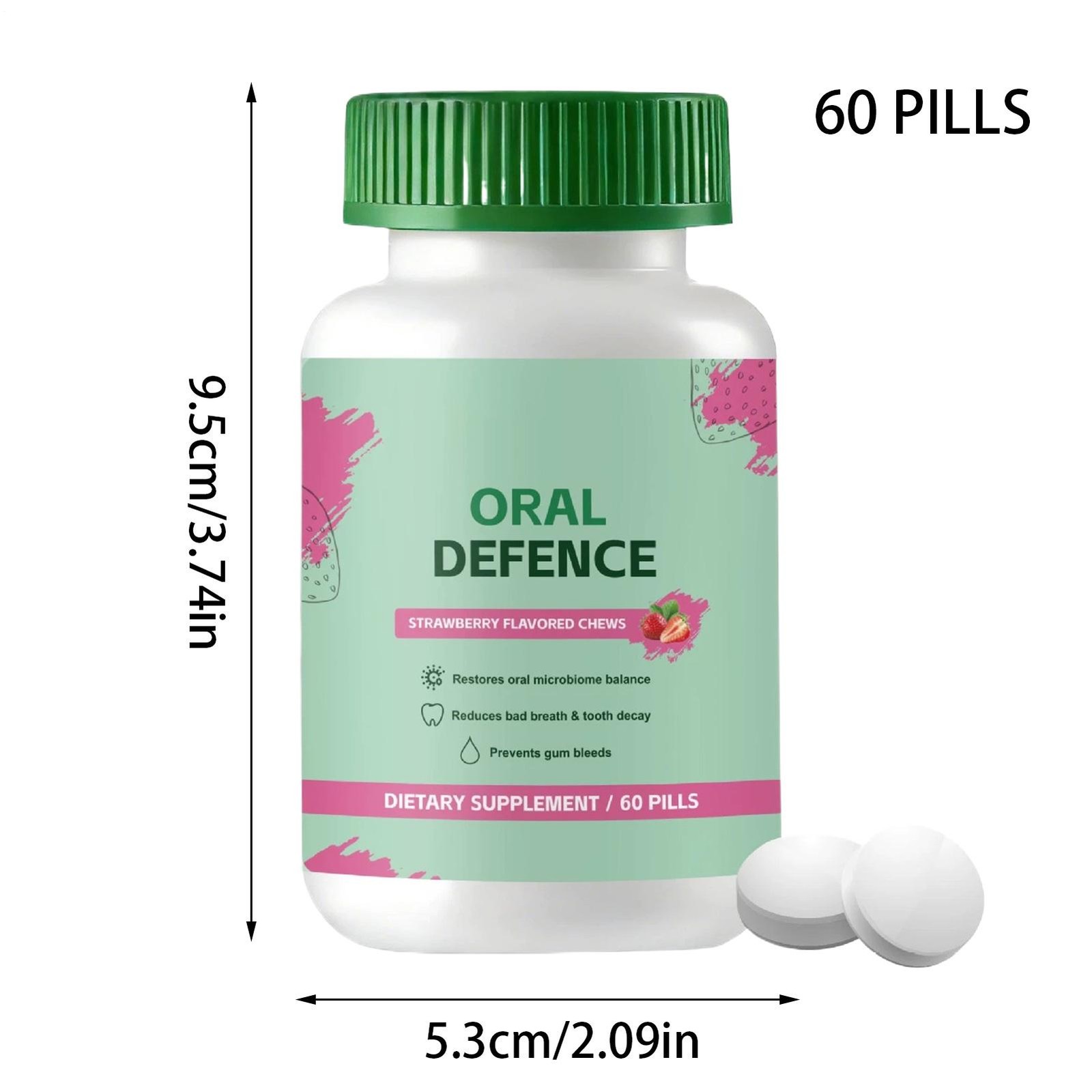 Oracare Oral Defence – Oral Probiotics Supplement for latest Breath, Teeth