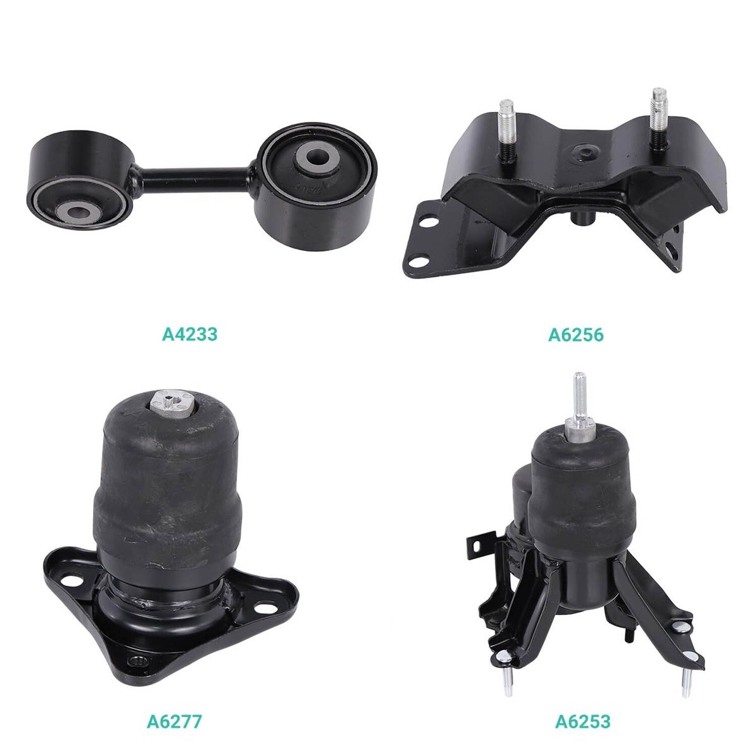 4Pcs Engine Motor Mount Compatible with Toyota Camry L4 2.2L 1992-1996 Transm…