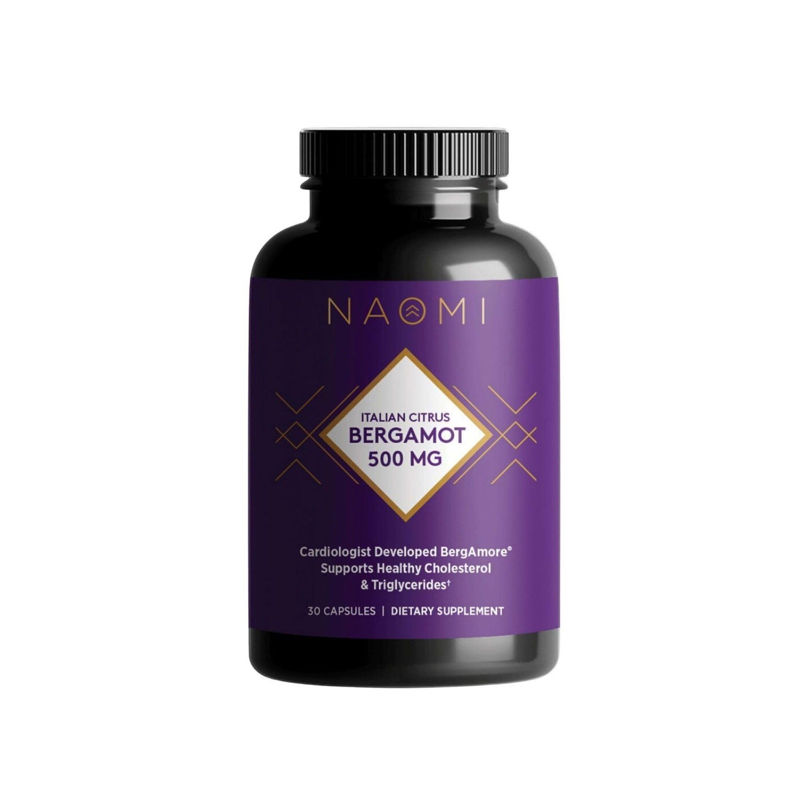 NAOMI Italian Citrus Bergamot 500mg – Supports Healthy Cholesterol & Triglyce…