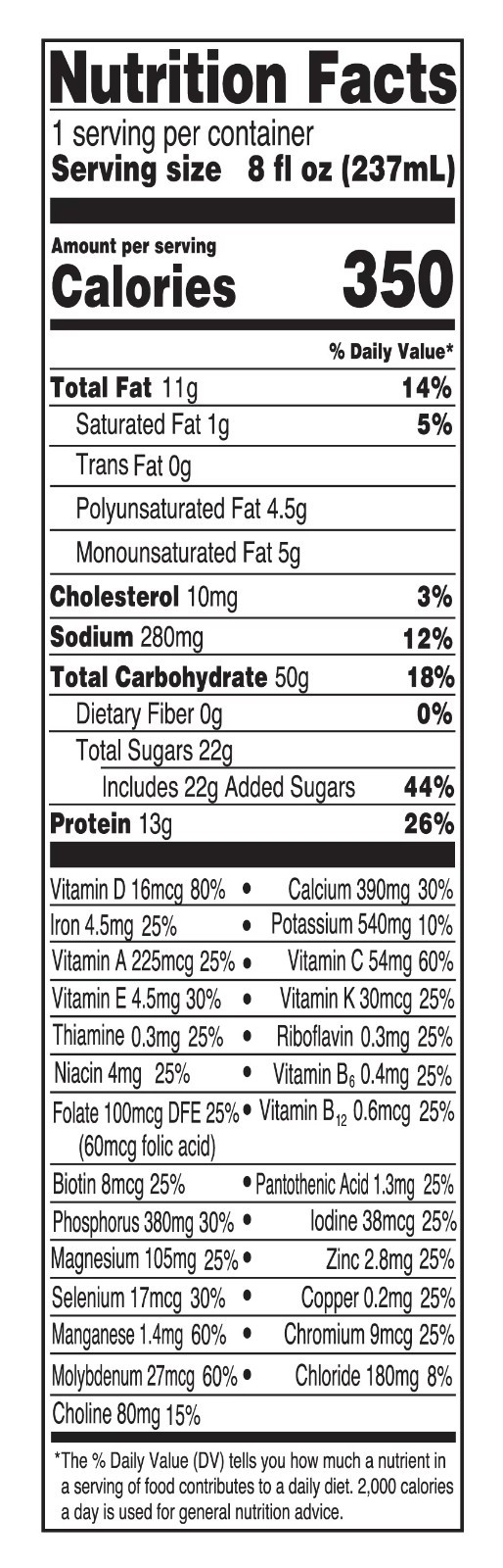 Equate Chocolate Nutritional Shake Plus, 8 FL OZ, 6 Count 4.6 stars out of 6381