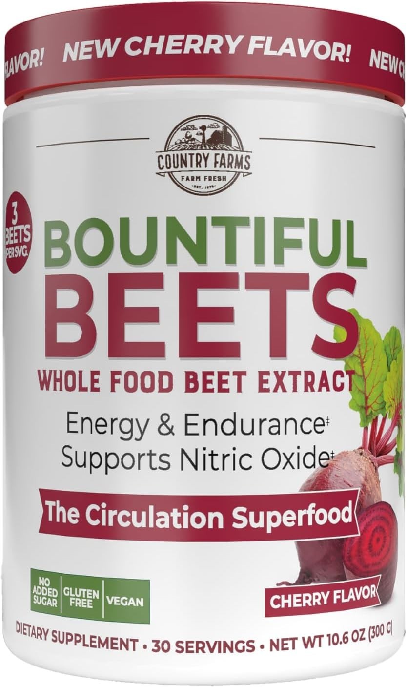 Country Farms Bountiful Beets, Wholefood Beet Extract Superfood, Helps Support