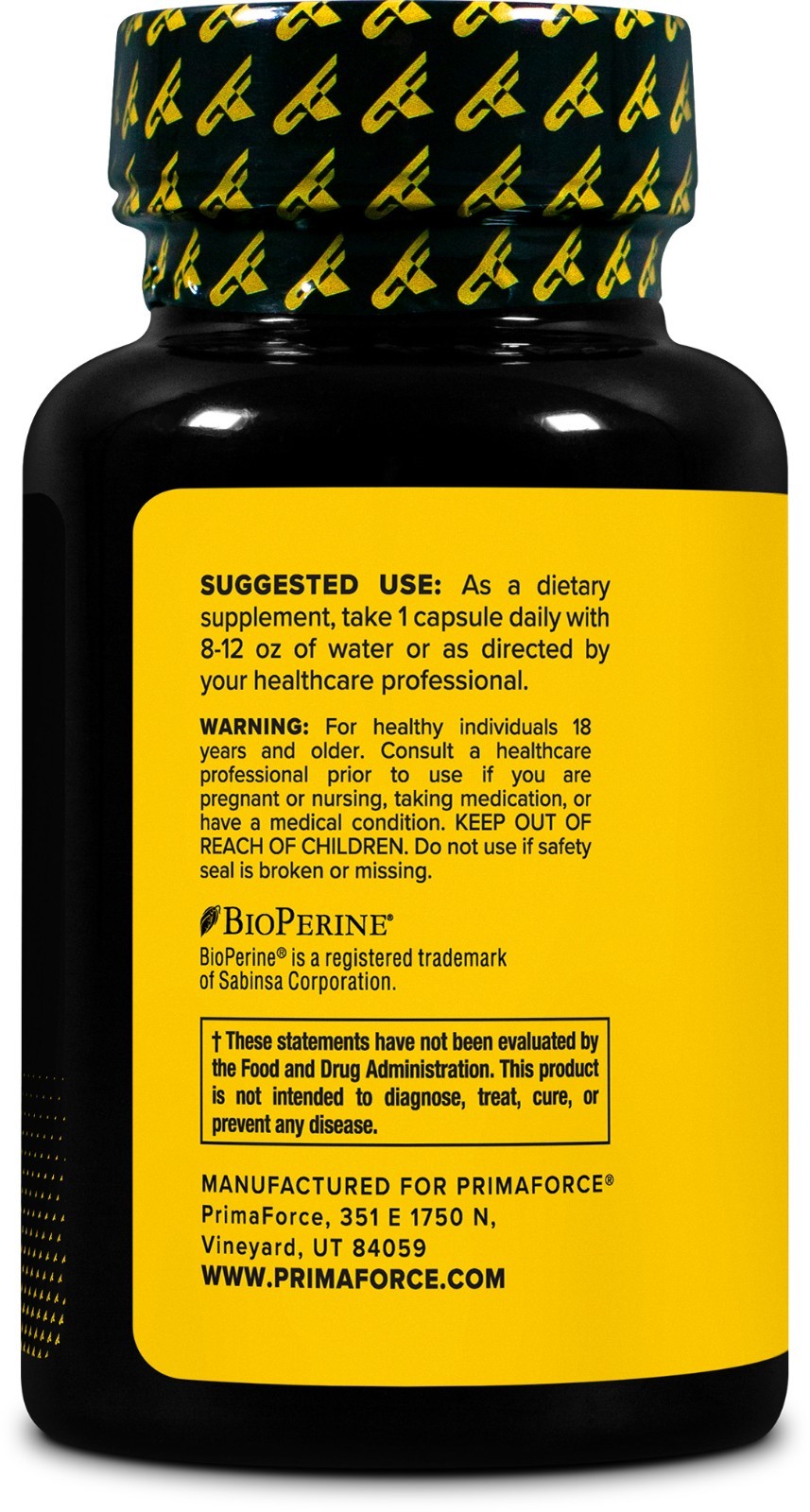 PrimaForce DIM Supplement (Diindolylmethane) 300mg, 60 Capsules
