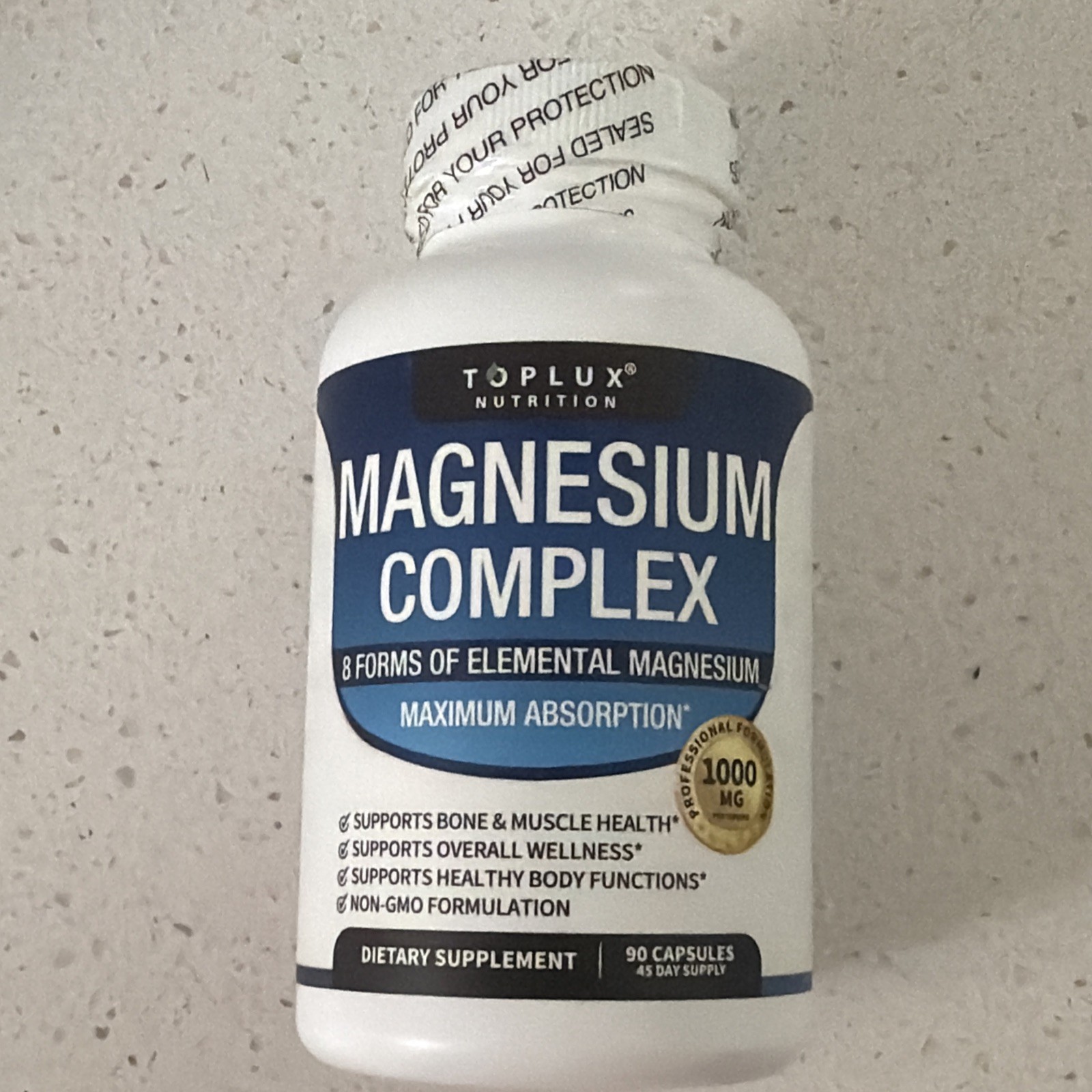 Toplux Nutrition Magnesium Complex 1000mg 90 Capsules