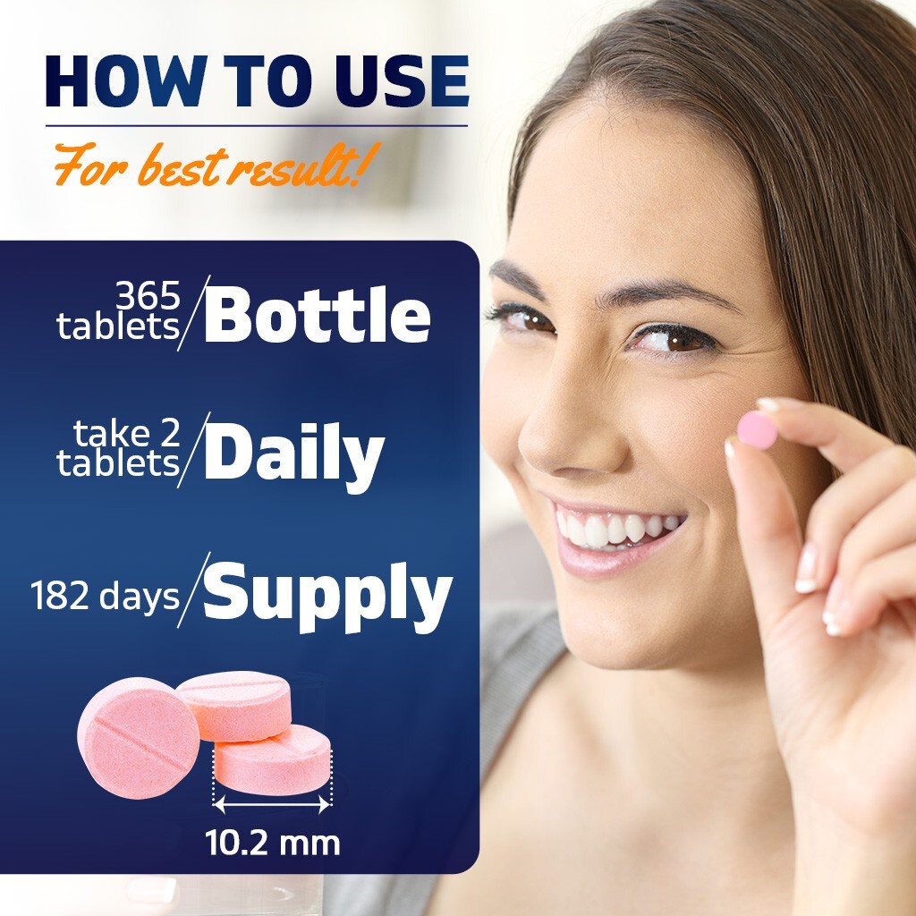 Vitamatic Vitamin B12 5000 mcg per Serving Fast Dissolve 365 Tablets