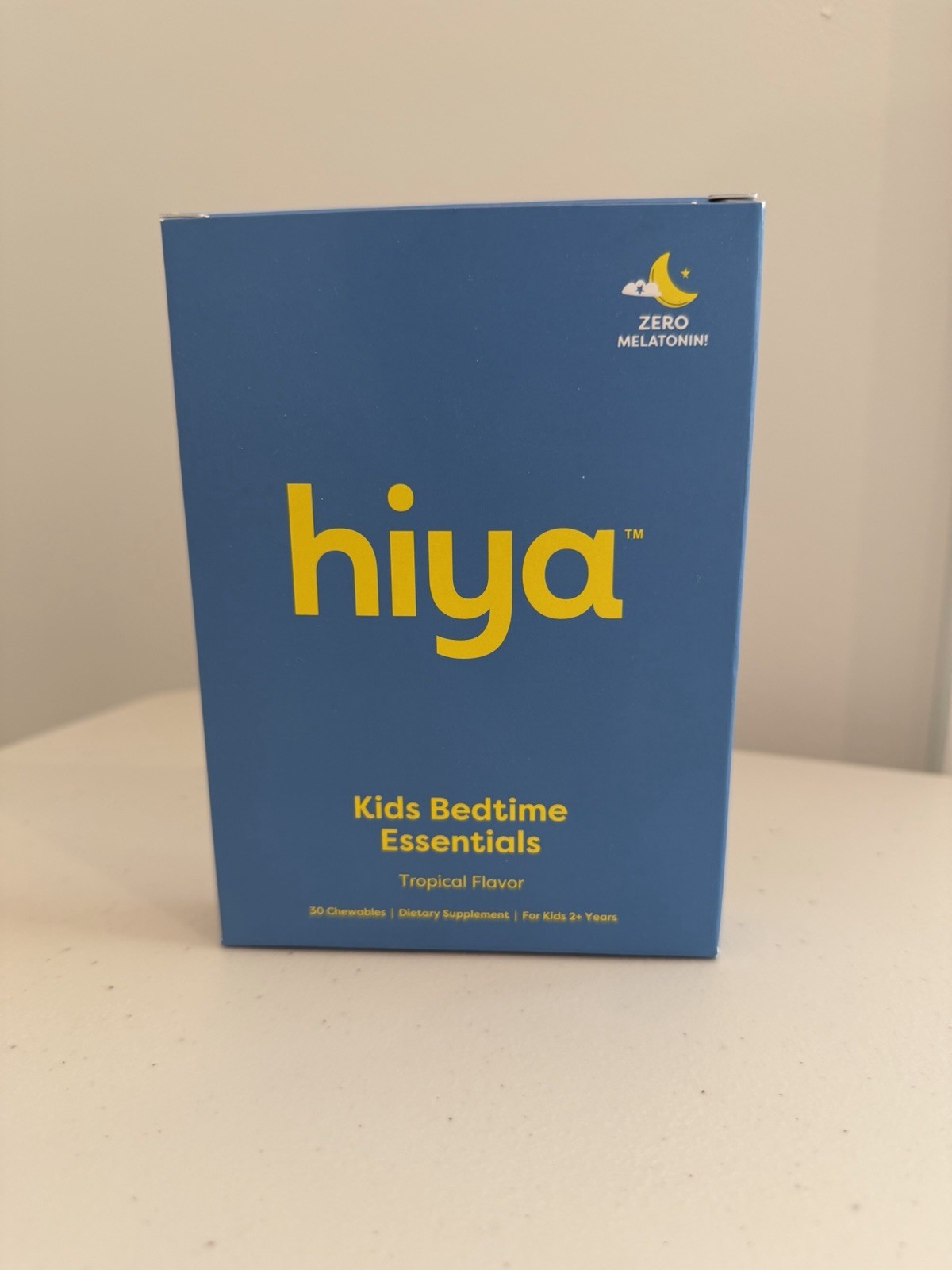 Hiya Kids Bedtime Essentials 90 Count Lot Sealed Bottle + 2 Refills Exp 2027