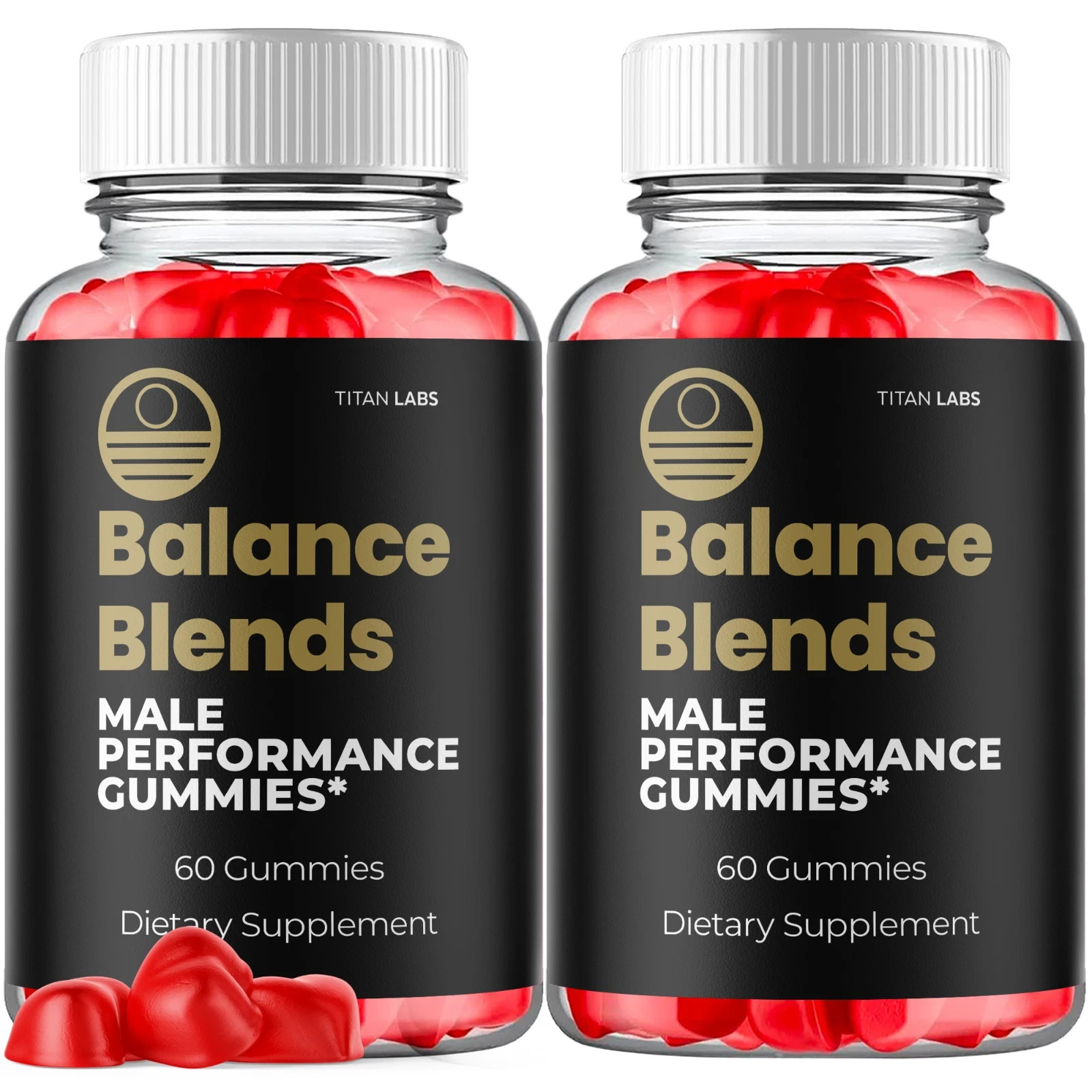 (2 Pack) Balance Blends Advanced Male Support Supplement BalanceBlends 120Gummys