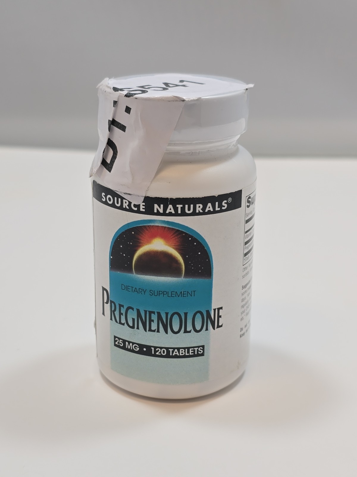 Source Naturals Pregnenolone 25Mg – 120 Tablets 11/2028 EXPIRATION
