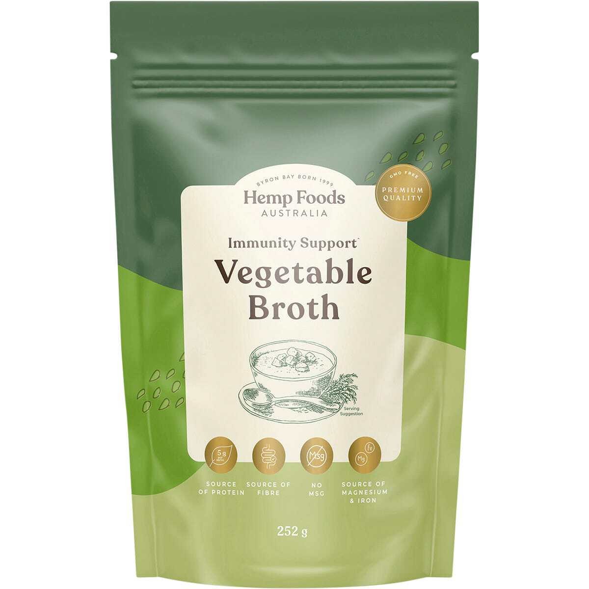 Hemp Foods Australia Vegetable Broth Immunity Support 252g