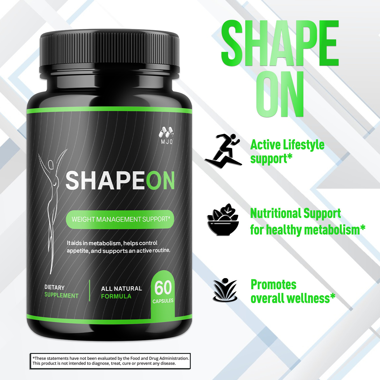(1 Pack) Shape On Advanced Weight Management Health Formula ShapeOn 60 Capsules