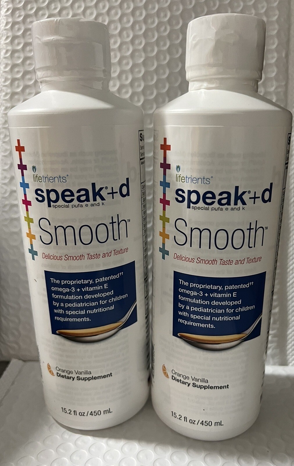 2 Bottles For $180 Lifetrients Speak+D Smooth Orange Vanilla 15.2 oz GET IT NOW!