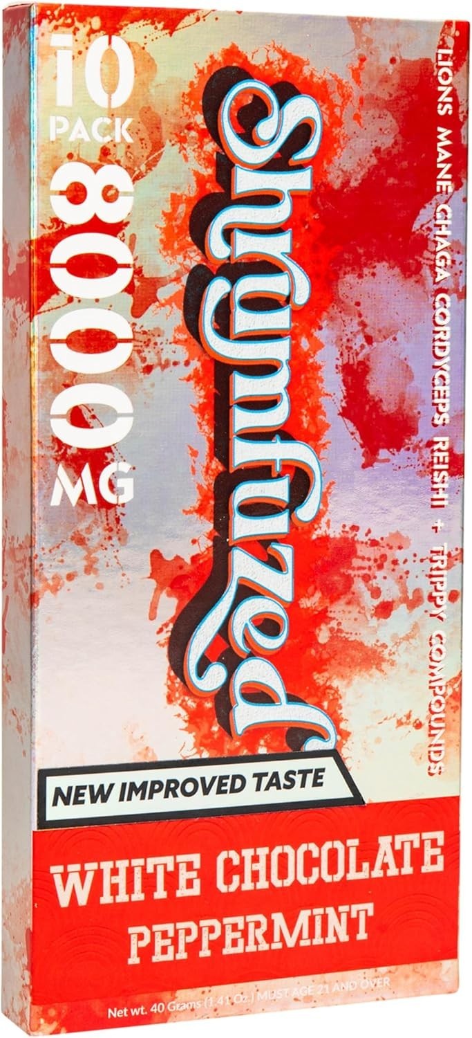 Shrumfuzed™ Nootropic Gummies 8000mg | White Chocolate Peppermint | Lion’s Mane