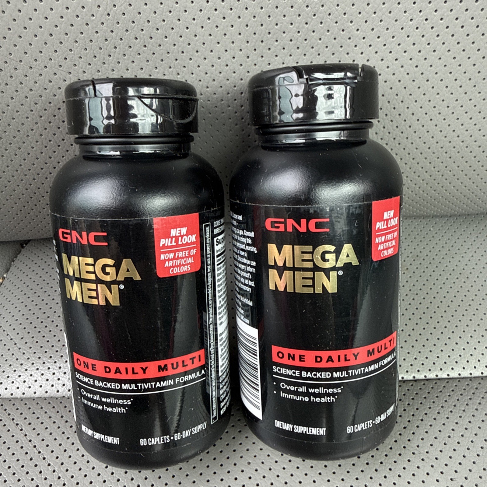 2 Bottles GNC Mega Men Sport One Daily Dietary Supplement (60 Caplets)