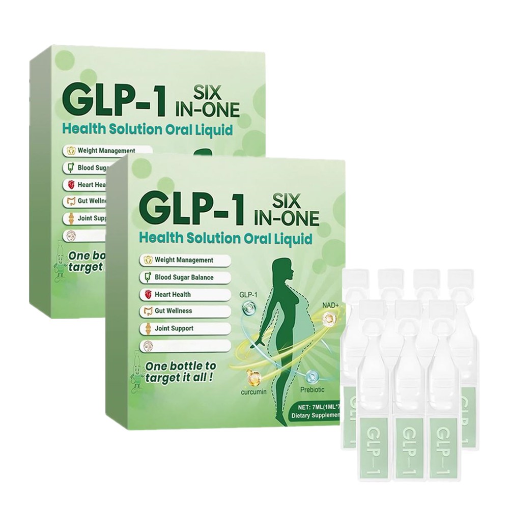 2PCS Six-in-One Health Solution Oral One Liquid, Bottle to Target It All