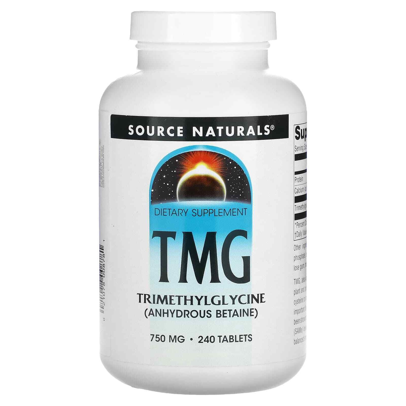 Source Naturals TMG 750 mg 240 tablet