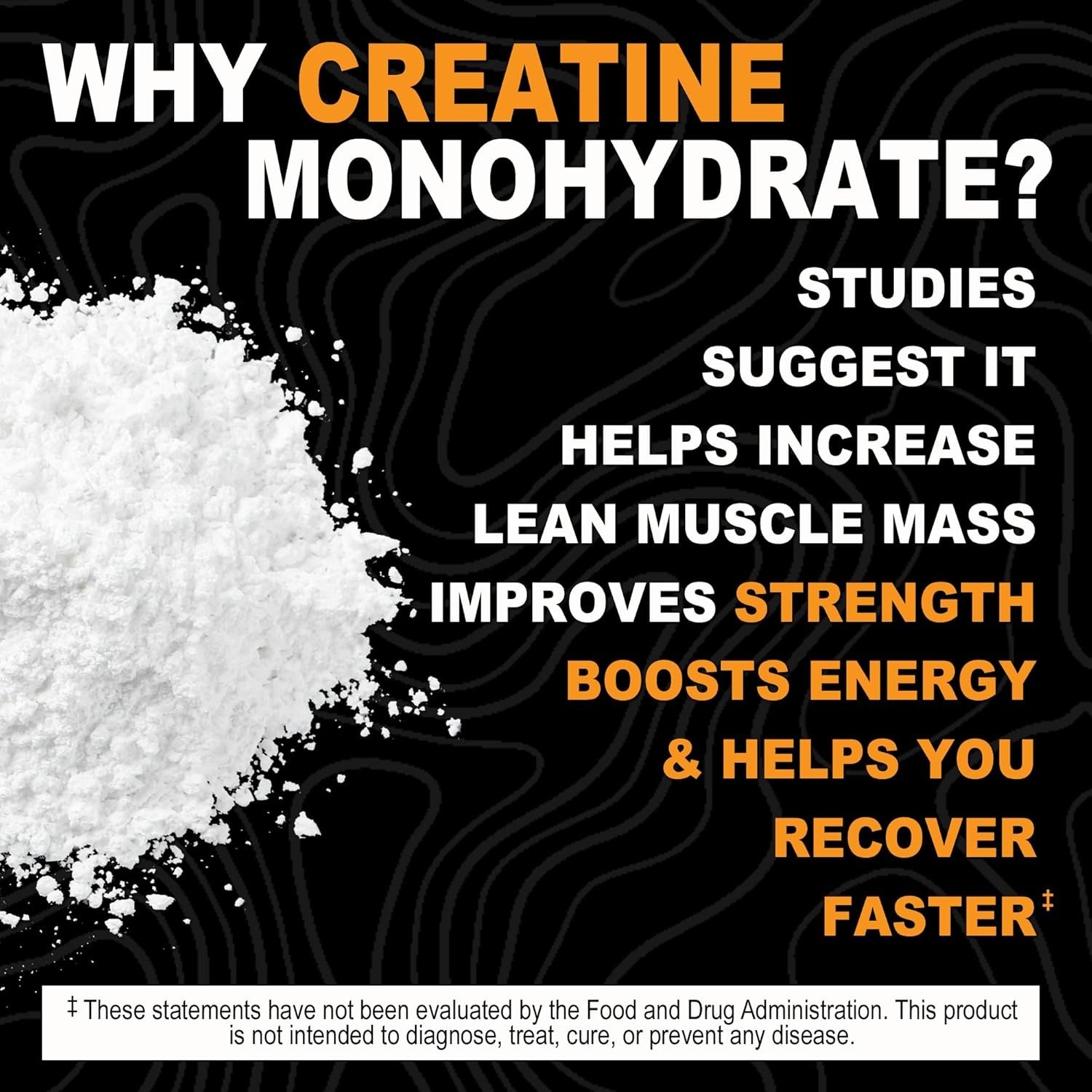 Pure Creatine Monohydrate Powder – 40 Servings, Micronized, Lab Tested