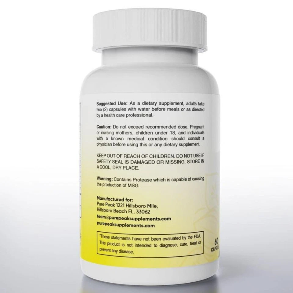 Pure Peak Candida Cleanse – Healthy Gut Function & Natural Detox Support