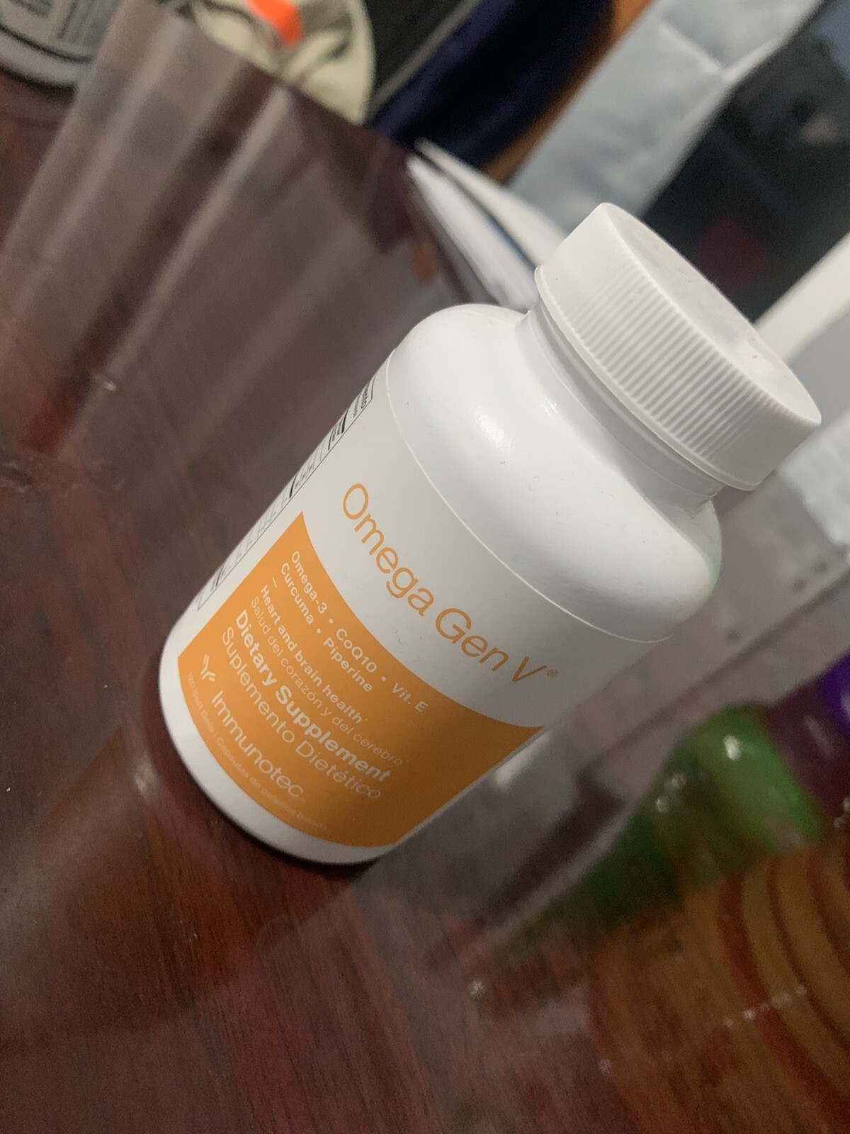 Omega GEN V – Omega-3 + CoQ10 + Vitamin E + Curcuma + Piperine By Immunotec